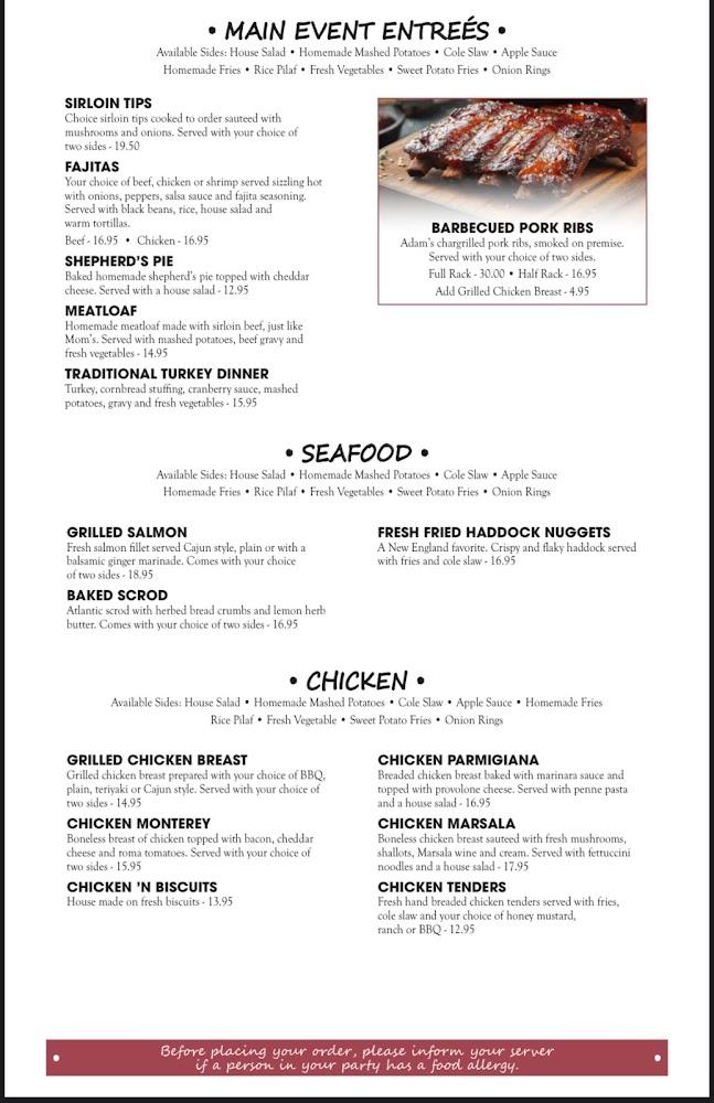 Adam's Table Menu image 4